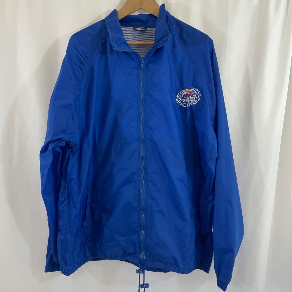 Vintage Miller Lite Racing Light Weight Windbreaker